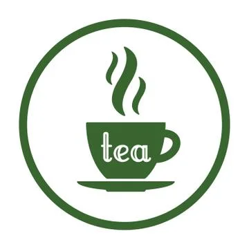 Tea time icon Stock Illustration