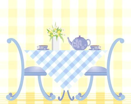 Tea time Stock Illustration