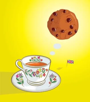 Tea time 스톡 일러스트