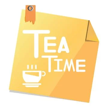 Tea time Stock Illustration
