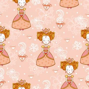 Tea time. Stock Illustration