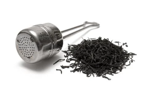 Tea Time Isolated on a White Background Photos