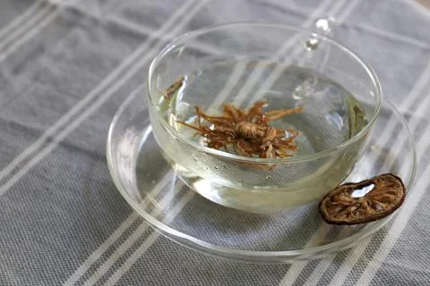 Tea Time in the Kitchen Foto stock