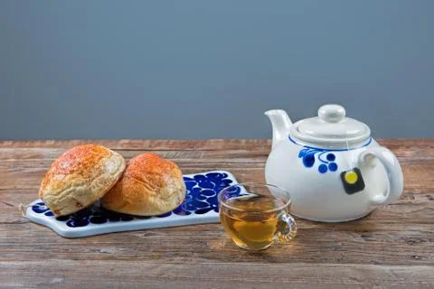 Tea time for one Stock Photos