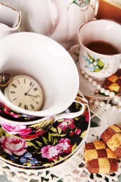 Tea time Stock Photos
