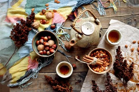 Tea Time Still Life Stock Photos