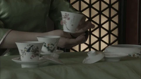 Tea Time tea yongchuan china Video stock 107647637