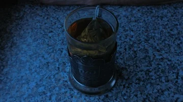 Tea in the train Stock Footage 85752228