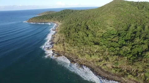 Tea Tree Cove Aerial Stock Footage 56450690