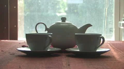 Tea for Two Stock Footage
