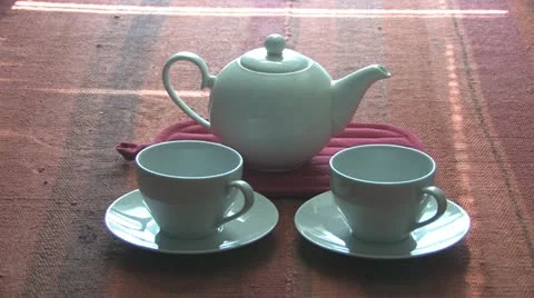 Tea for Two Stock Footage 11518926