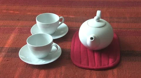 Tea for Two Stock Footage 11518946