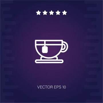 Tea vector icon Stock Illustration