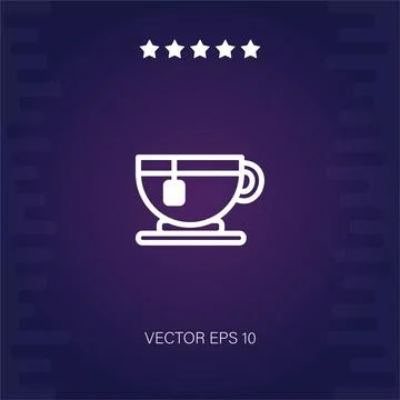 Tea vector icon Stock Illustration