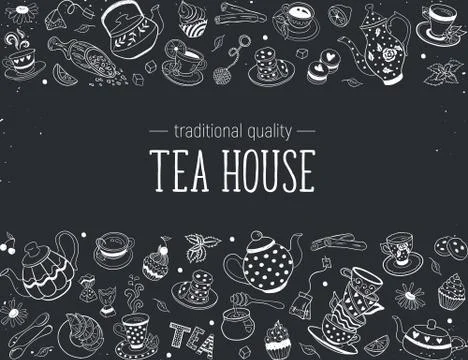 Tea vector icons Stock Illustration