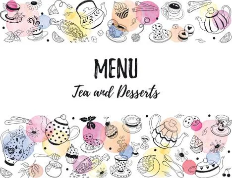 Tea vector icons Stock Illustration