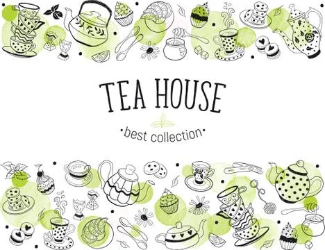 Tea vector icons Stock Illustration