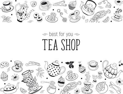 Tea vector icons Stock Illustration