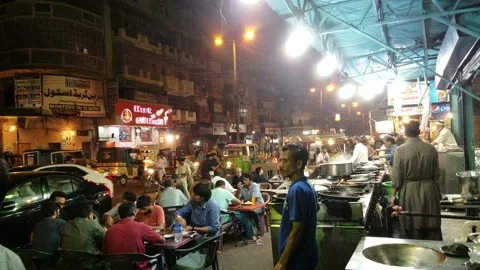 Tea vendor Karachi Stock Footage 133729667