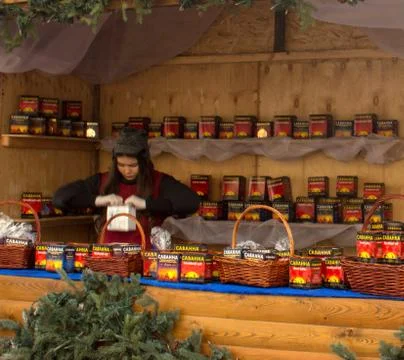 Tea vendor Foto stock