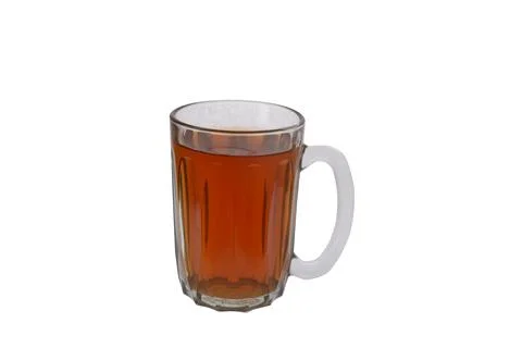 Tea without milk on white isolated background Stock Photos
