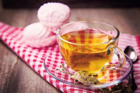Tea with zephyr Stock Photos