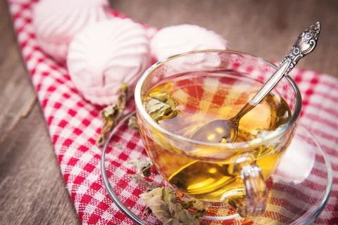 Tea with zephyr Stock Photos
