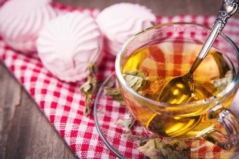 Tea with zephyr Stock Photos