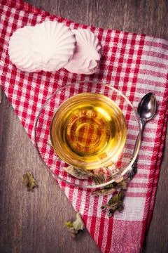 Tea with zephyr Stock Photos