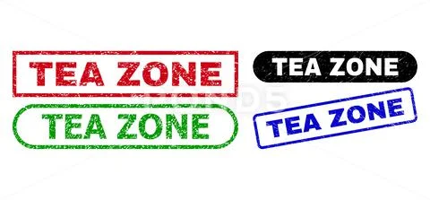 TEA ZONE Rectangle Seals Using Corroded Style: Graphic #147091473