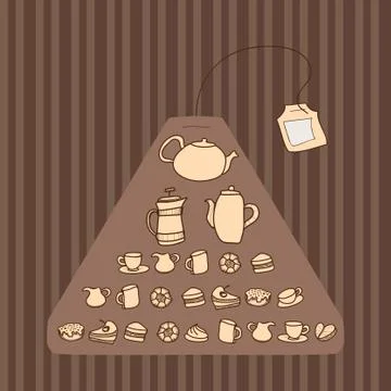 Teabag Stock Illustration