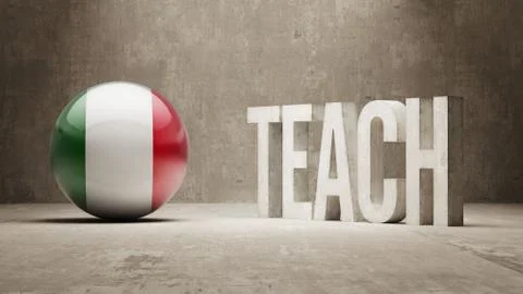 Teach Concept. Stock Illustration