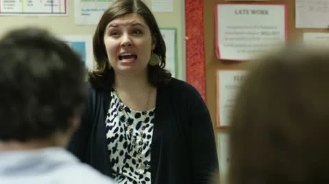 Teacher and student discussion Stock-Footage 10747019