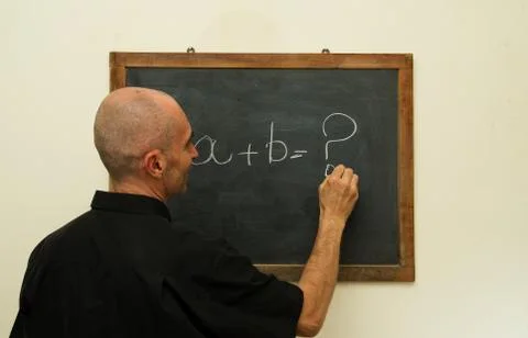 Teacher blackboard Stock Photos