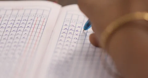 Teacher Checking Attendance Register In School Class Stock Footage 109203592