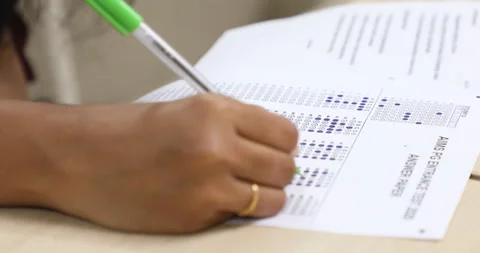 Teacher Checking Attendance Register In School Class Stock Footage 146268582