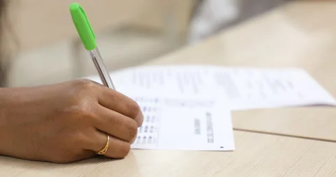 Teacher Checking Attendance Register In School Class Stock Footage 146268614