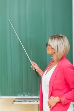 Teacher in class. Stock Photos