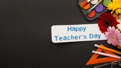 The teacher day elements assortment Stock Photos