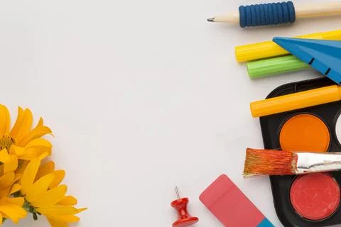 The teacher day elements assortment Stock-Fotos
