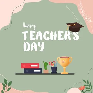 Teacher Day Stock Illustration