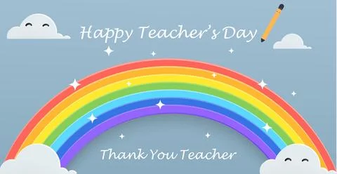 Teacher Day Stock Illustration
