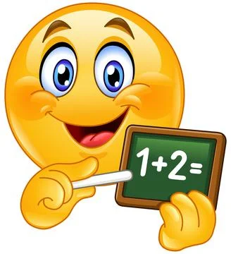 Teacher Emoticon Illustrazione stock
