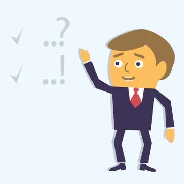 Teacher explain Stock Illustration