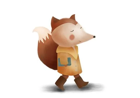 Teacher Fox Stock Illustration