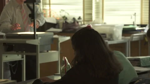 Teacher in front of class (1 of 2) Stock Footage 50416469