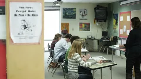 Teacher giving lecture Stock-Footage 10753859