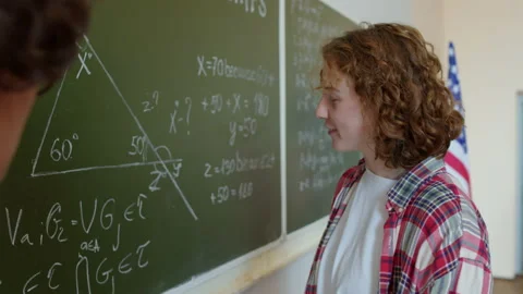 Teacher Helping Student To Solve Problem Video stock 237905775