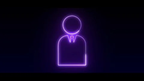 Teacher in highlight and glow effect mp4 video 库存插图