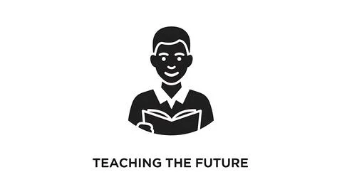 Teacher holding book Stock Illustration
